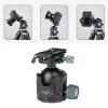 Aluminum Alloy Ball Head Precise Damping Ballhead Quick Release Plate for Professional Photography Precise Damping Camera Ball Head view 2
