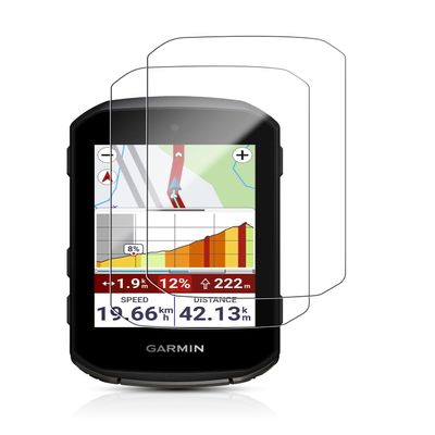 2-Pack Screen Protector for Garmin Edge 850/550 GPS Cycling Computer Screen, 9H Hardness Tempered Glass for Garmin Edge 850/550,Anti-Scratch,Bubble Free, HD Clarity