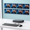 4/8/9/16 Port Synchronizer - KVM Switch/Distributor, USB Keyboard Mouse Controller Split Screen Device, DNF Game Control Synchronizer, for Game Studios, Offices(4 Ports) view 2