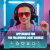 FEISEDY Sleep Blue Light Blocking Glasses for for Woman Men 99.9% Anti Blue Light Computer Gaming Red Lens Eyeglasses Reduce Eyestrain G2835 view 2