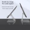 TianHapyp Rotating Stand for Laptop, Adjustable Laptop Stand with 360 Rotating Base, Ergonimic Foldable Laptops Riser for Desk, Stable Base Holder for Tablets,Laptops (Grey) view 4