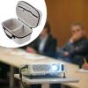 BaotyJie EVA Projector Carrying Case Handbag Waterproof Compact Zipper Design Scratchproof Soft Liner 22.5x12x13cm Portable view 3