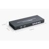 KVM Switch/Distributor, 4-Screen Split Synchronization Controller, USB Computer Keyboard Mouse Display/Sharer, for Game Studios, Offices, Multimedia Classrooms view 2