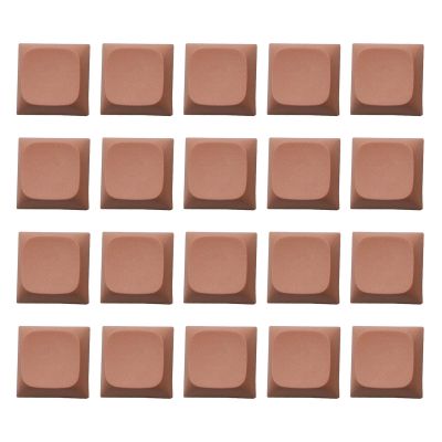 20pcs Color Keycaps in XDA Height 1U Size Fingerprint Proof for and Customized Mechanical Keyboard PBT Keycaps Set