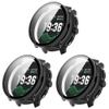 3 Pack Hard Cases with Compatible with Suunto Race 2, Full Protection Shockproof PC Protective Case Anti-Scratch Anti-Dust Ultra-Thin Protective Case for Suunto Race 2 (Black/Black/Black) view 1