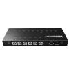 4/8/16 Port Computer Synchronizer - KVM Switch/Distributor, DNF Brushed Gold USB Keyboard Mouse Synchronizer for Game Studios, Security/Stock Market Surveillance, Office(16 Ports) view 1