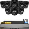 (4K/8.0 Megapixel & 130 Ultra Wide-Angle) with Audio PoE Dome Outdoor Home Security Camera System, Wired Surveillance IP Cameras System Indoor view 1