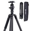 Fotopro 82-inch/2.08m Tall Carbon Fiber Tripod with Monopod, Lightweight Travel Camera Tripod Stand with Dual 360 Panorama Ball Head, 17.63lbs Load for DSLR Mirrorless Cameras, X-65C view 1