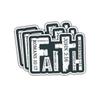 3 Pcs Christian Faith Sticker with Bible Verses, Religious Vinyl Decal Pack, Romans 10:17 John 3:16 Hebrews 11:1 Scripture Stickers for Laptop, Water Bottle, Car, Journal, Phone Case, Gifts view 1