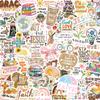 120PCS Christian Bible Verse Stickers, Inspirational Bible Verse Stickers for Water Bottles Boho Religious Faith for Journaling Scrapbook Laptop, Christian Gifts view 1