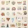 120PCS Christian Bible Verse Stickers, Inspirational Bible Verse Stickers for Water Bottles Boho Religious Faith for Journaling Scrapbook Laptop, Christian Gifts view 2