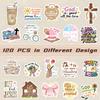 120PCS Christian Bible Verse Stickers, Inspirational Bible Verse Stickers for Water Bottles Boho Religious Faith for Journaling Scrapbook Laptop, Christian Gifts view 3