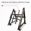 QICBYING Rolling Tvs Stand - Universal TV Floor Mobile Stand for 32-75 Inch TVs, with Tilt Mount/Locking Wheels, for Home Office Portable Conference Room Podium view 4