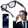 AI Smart Glasses, Smart Camera Glasses for Men Women HD with Real-Time Translation Talking Audio Video Recording, No WiFi Required Smart Glasses with Camera for Meeting Hiking Travel etc, Black view 1