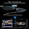AI Smart Glasses, Smart Camera Glasses for Men Women HD with Real-Time Translation Talking Audio Video Recording, No WiFi Required Smart Glasses with Camera for Meeting Hiking Travel etc, Black view 4