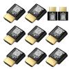 FUERAN HDMI Dummy Plug 4K HDR,4K@60Hz1440P@120/144Hz1080P@120/144/240Hzedid Emulator Virtual Display Adapter,hdmi Headless Adapter-NEW-4K(default1080P) 10Pack view 1
