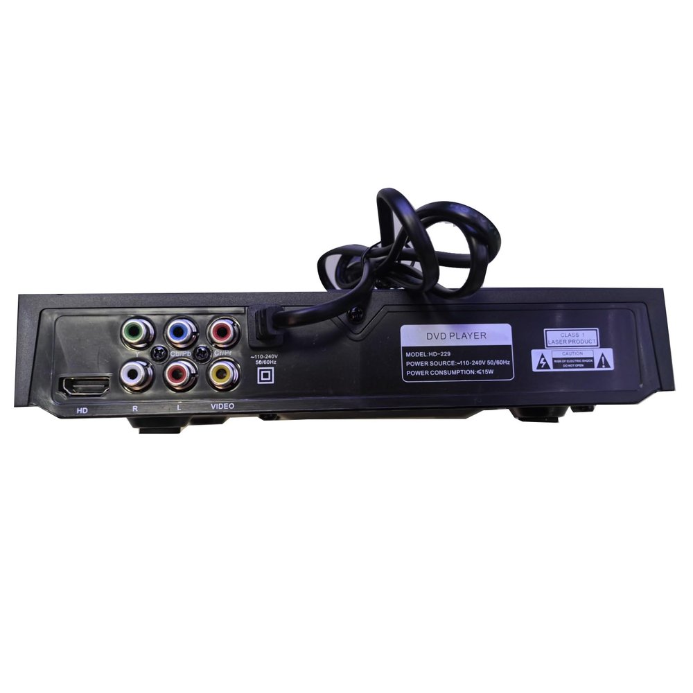 Swokely HD-229 Home DVD Player DVD CD Disc Player Digital Multimedia Player U Disk Playback HD AV Output with Remote Control