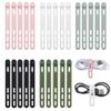 25 Pcs Silicone Cable Ties, Reusable Cord Organizers, Umbrellas Wraps & Cable Ties for Wires and Charging Cords Management  Home, Office, Kitchen, Travel Accessories view 1