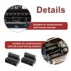 Fyntave 2 Pack USB 3.0 90 Degree Adapter Right Angle 19 Pin/20 Pin Female to MaleMotherboard Down19-pin Connector Extension Power Adapter L Turn Right Angle Socket (Down/Black-20Pin) view 3