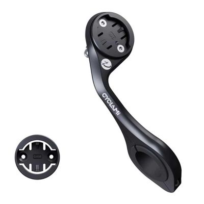 CYCLAMI Out Front Mount Compatible with Garmin Edge GPS Bike Computer, XOSS G/G+, iGPSPORT Bike Light & Gopro Cycling Handlebar 25.4mm 31.8mm (M5)
