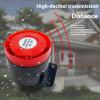 ABS Security Alert 120dB Loud Alarm with LED Light Electronic Light for Commercial Residential Protections Security for House view 2
