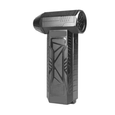Compressed Air Duster, Mini Turbo Jet Fan Powerful Blower High Power Duct Fan Mini Turbo Jet Fan,Handheld Blower(Black)