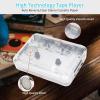 ciciglow Portable Cassette Player, Cassette to MP3 Converter USB C Connection Auto Rewind Stereo Sound with Headphones for PC Laptop Music Conversion view 4