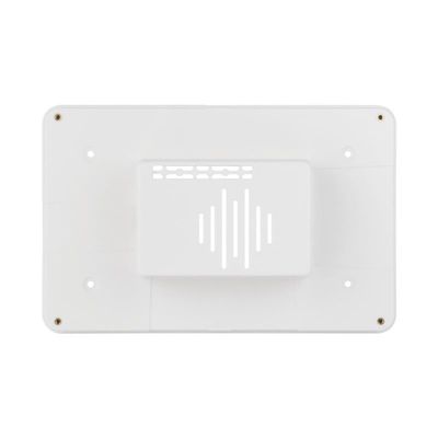 TUOPUONE White Protective Case for Raspbe Pi 7inch Touch Display 2 and Raspb Pi 5, Compatible with Multiple 7inch Screens, Supports Installing RPi Hats