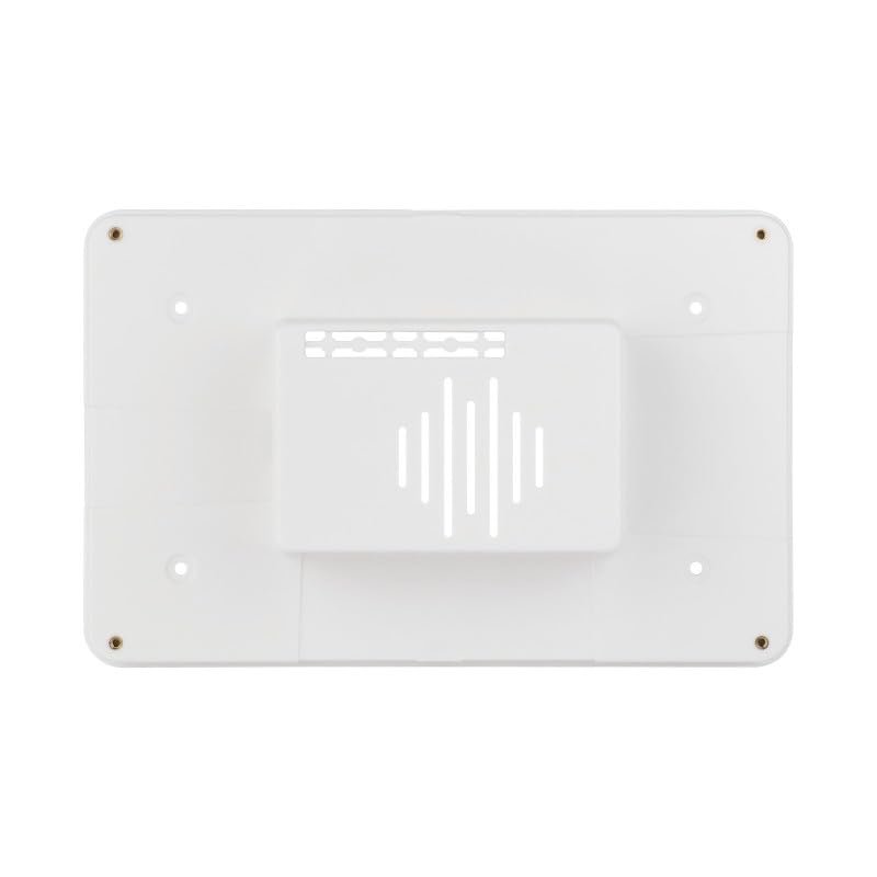 TUOPUONE White Protective Case for Raspbe Pi 7inch Touch Display 2 and Raspb Pi 5, Compatible with Multiple 7inch Screens, Supports Installing RPi Hats