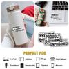 3Pcs Proudly Unpoisoned Stickers, No Vax No Vaccine Vinyl Decals, Funny Anti-Vaccine Statement Gifts for Friends, Adults, Political Humor Fans, for Laptop, Water Bottle, Tumbler, Car Window 3 Inches view 4