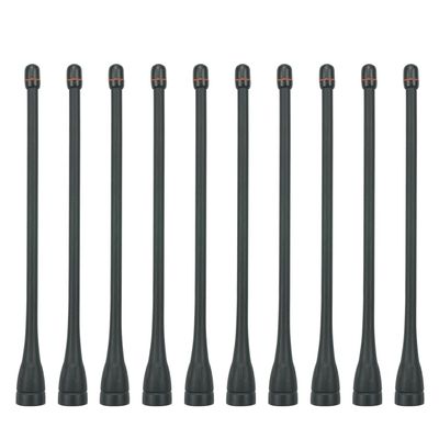 10x Replacement Antenna for Icom F21 F24 F4001 F4011 F4101D F3021 F4161 F43GT F43TR Radio UHF 440-470Mhz FA-SC57U Antenna