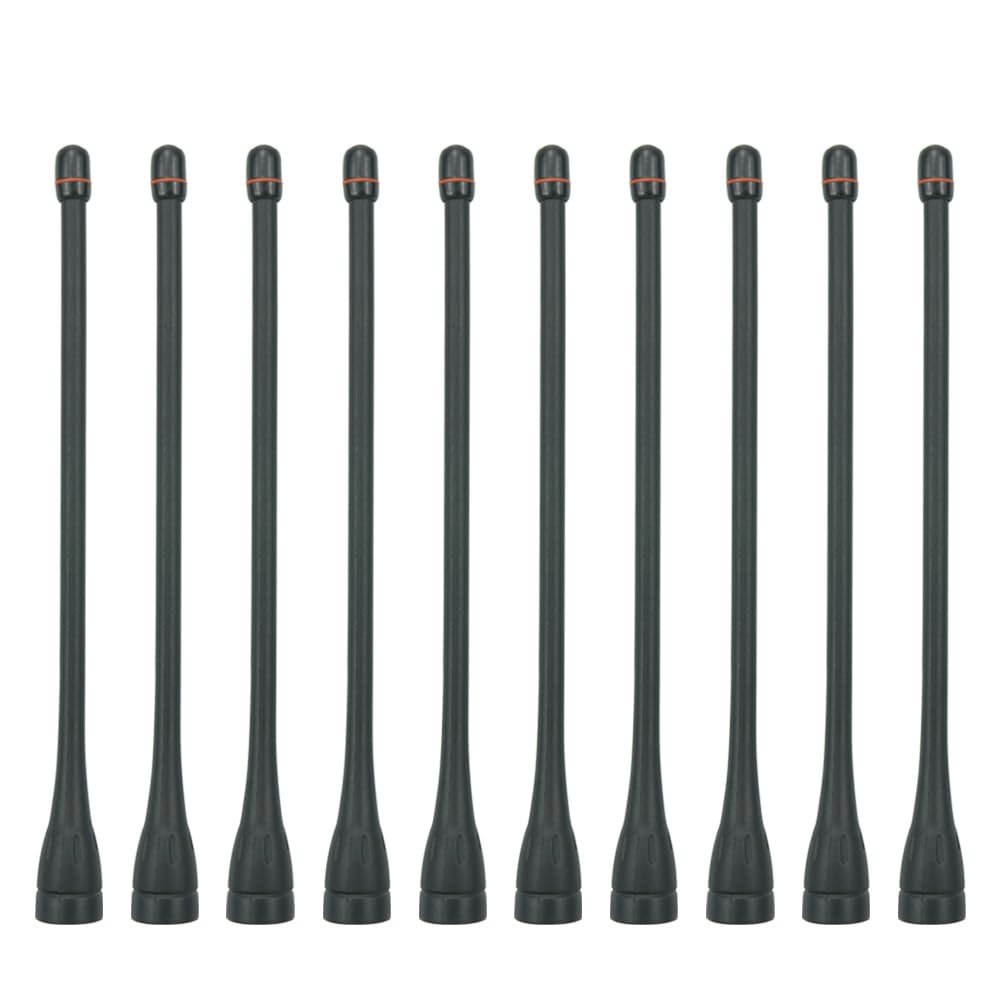 10x Replacement Antenna for Icom F21 F24 F4001 F4011 F4101D F3021 F4161 F43GT F43TR Radio UHF 440-470Mhz FA-SC57U Antenna