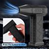 Compressed Air Duster, Snow Blower High Speed Duct Fan Mini Turbo Jet Fan Handheld Brushless Motor Electric Blower Car Dryer,Handheld Blower view 4