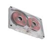 VELATEMOR Reel Cassette Celete, 55 Minutes Normal in Metal Frame for Recording Music White (Red Plate Silver Frame) view 1