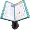 Desktop Flip Display Folder - A4 Document Reference System with 10 Clear Display Pockets - Ideal for Office and Storehouse Organization and Presentation view 1