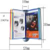 Desktop Flip Display Folder - A4 Document Reference System with 10 Clear Display Pockets - Ideal for Office and Storehouse Organization and Presentation view 2