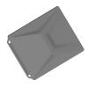 VELATEMOR Satellite Silicon Case, Satellite Protection Case Soft Anti-Shock -Schow Stapple Lightweight for Travel (Gray) view 4