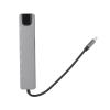 8 in 1 Hub Type C to RJ45 PD USB Docking Station, Type C Hub Splitter Converter Adapter with 87W Fast Charging, 4K Output, Aluminum Alloy for Laptop Pro Air view 3