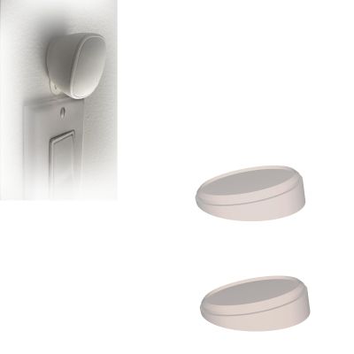 Angled Wall Mount Cover Compatible with Ecobee Smart Sensor, 10 Degree Tilting Bracket Replacement Back Plate, Adjustable Wall Mounting Kit for Optimal Motion Detection and Temperature Sensing