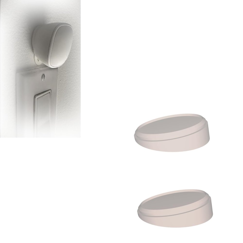 Angled Wall Mount Cover Compatible with Ecobee Smart Sensor, 10 Degree Tilting Bracket Replacement Back Plate, Adjustable Wall Mounting Kit for Optimal Motion Detection and Temperature Sensing