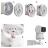 Adjustable Corner Mount for Security Cameras with 360 Degree Rotation Easy Installation Indoor Outdoor Use ABS Materials Security Camera Wall Mount Bracket view 2