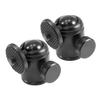 COOLHIYA 2pcs Metal Camera Tripod Ball Head Mount with Screw Rotating Swivel Ball Head for DSLR Projector Stand Compact and Versatile Photography Accessory view 1