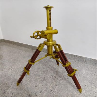 27 Inch Tripod Nautical Medium Size Vintage Theater Stage Industrial Nautical Tripod Stand Decor Without Shade