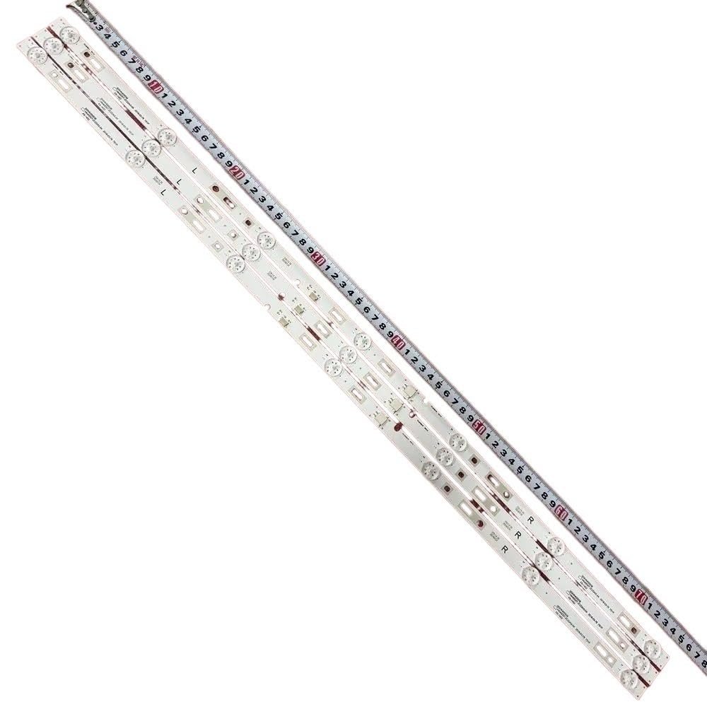 SONGYAWEIM LED Strip for AKAI AKTV410TSFHD 303HK400038 HK40D07-ZC22AG-04 E2sw3918 40PA310E 303HK400040 40F575T 40F337 06-40F1-3X7-755X14(5 Set for 5 TV)