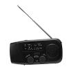 Eujgoov Emergency Radio Solar Hand Crank Powered AM FM NOAA Weather Alert with Flashlight 2000mAh for Outdoor Camping Emergency Preparedness view 3