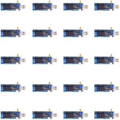 20pcs TypeC USB-C Boost Up Buck Down Power Supply 3.5V-12V to 1.2V-24V DC-DC Converter Voltage Regulator 5V to 3.3V 9V 12V 18V 24V