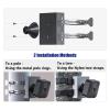 Outdoor Camera Mounting Bracket Holder Suitable for Security Cameras and Solar Panel with 360 Degree Adjustable Rotation Rust Camera Holder view 2