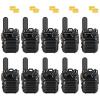 4G LTE PoC Walkie Talkies Unlimited Range Global Lifetime Free Push-to-Talk Over Cellular Two Way Radios Nationwide Long Distance PTT Radios for Family, Logistics & Company 10pcs with SIM Card (10) view 1
