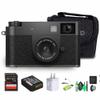 FUJIFILM X Half Premium Compact Digital Camera (Charcoal Silver) Bundle with Carrying Case + 64GB Memory Card + Lens Cap Keeper + Memory Card Wallet + Hand Strap + More view 1