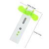 LABRIMP Multifunctional Mini USB Rechargeable Cooling Fan with Mist Spray Portable Handheld Personal Cooler for Travel and Outdoor Activities Lightweight Quiet Plastic Design Green view 2